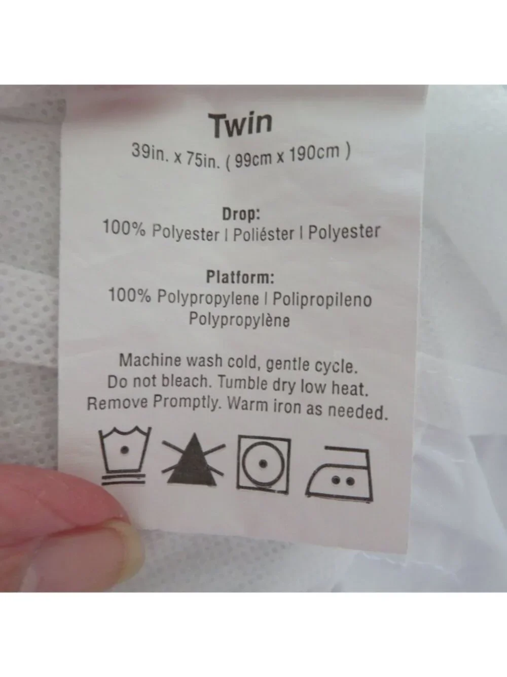 White Twin Bed Skirt Eyelet Embroidery Scalloped Hem14